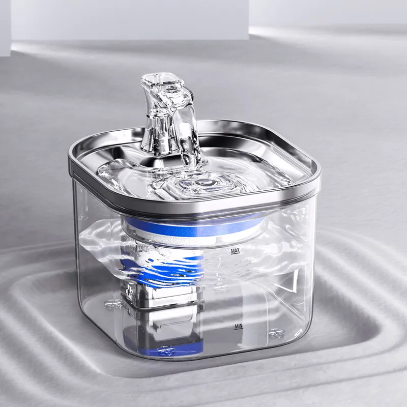 Fontaine Automatique pour Chats et Chiens - Distributeur D' Eau Silencieux avec Filtre – Image 7