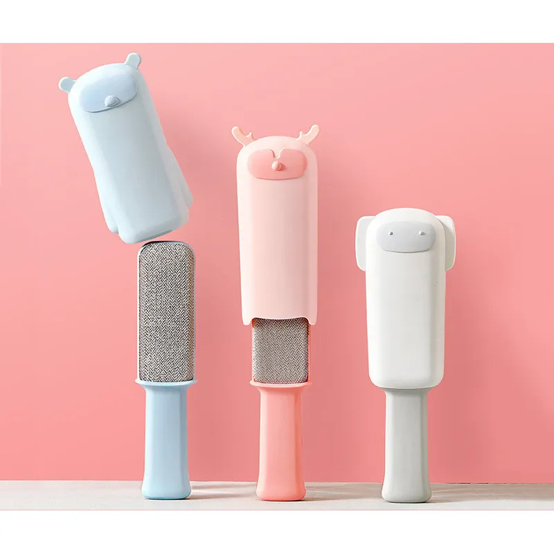 Rouleau Pelucheux Réutilisable pour les Poils D' Animaux avec un Design D' Animal Mignon et un Boîtier de Protection – Image 4
