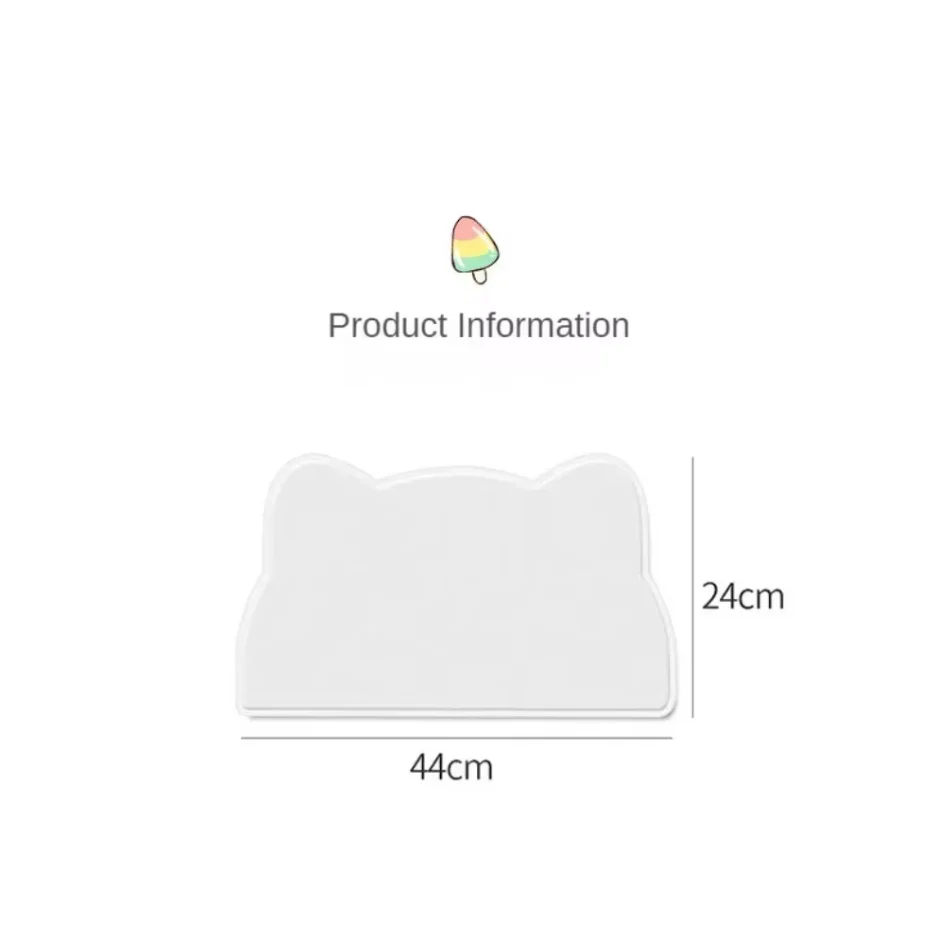 Tapis pour Assiette de Chat avec Dessous Antidérapant – Image 2