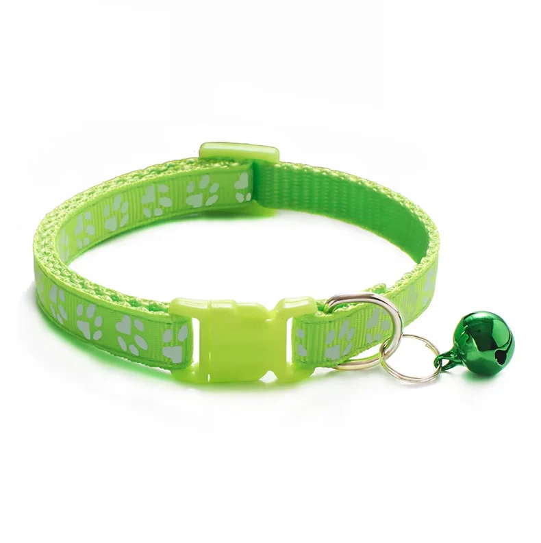 Collier pour Chat Sécurisé avec Clochette - Collier Ajustable avec Motif de Patte Fermeture Rapide – Image 8