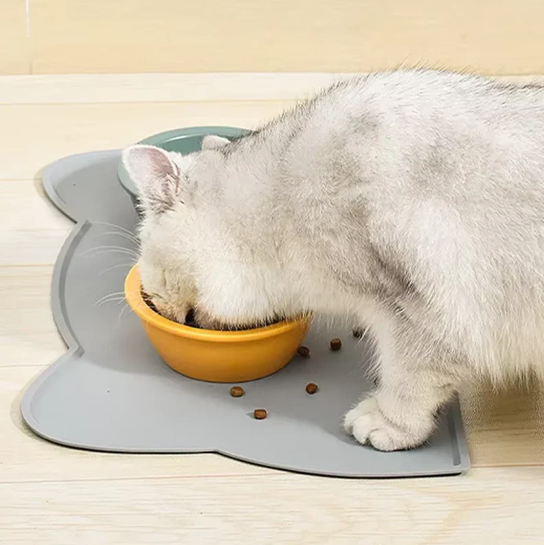 Tapis pour Assiette de Chat avec Dessous Antidérapant – Image 7
