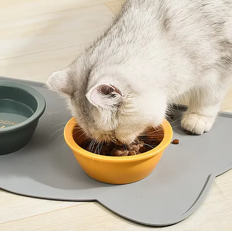 Tapis pour Assiette de Chat avec Dessous Antidérapant – Image 8