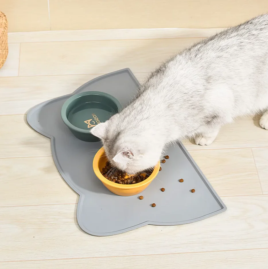 Tapis pour Assiette de Chat avec Dessous Antidérapant – Image 9